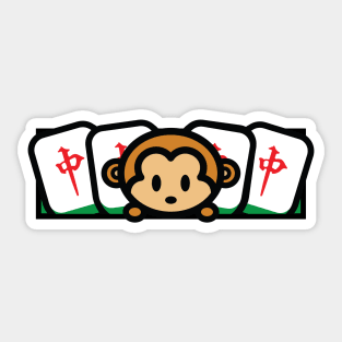 Monkey MJ Sticker